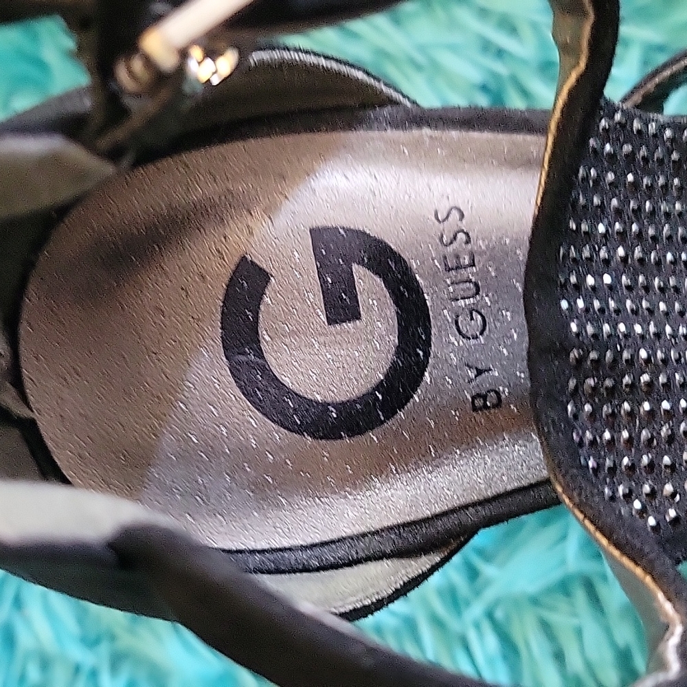 G by Guess Black Studded Stilettos Size 9.5 - Picture 6 of 8